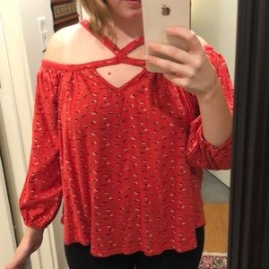 Off shoulder blouse